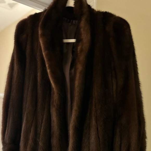 Women’s full length vintage mink coat (Mr. J.) - Picture 2 of 7